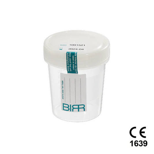 BIRR 100ml Semen Container (Packed in Sleeves of 5)