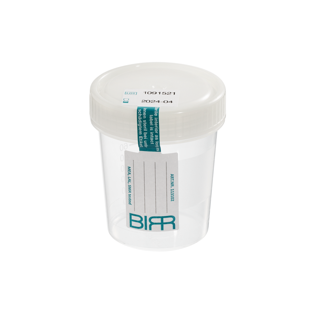 BIRR 100ml Semen Container (Individually Packed)