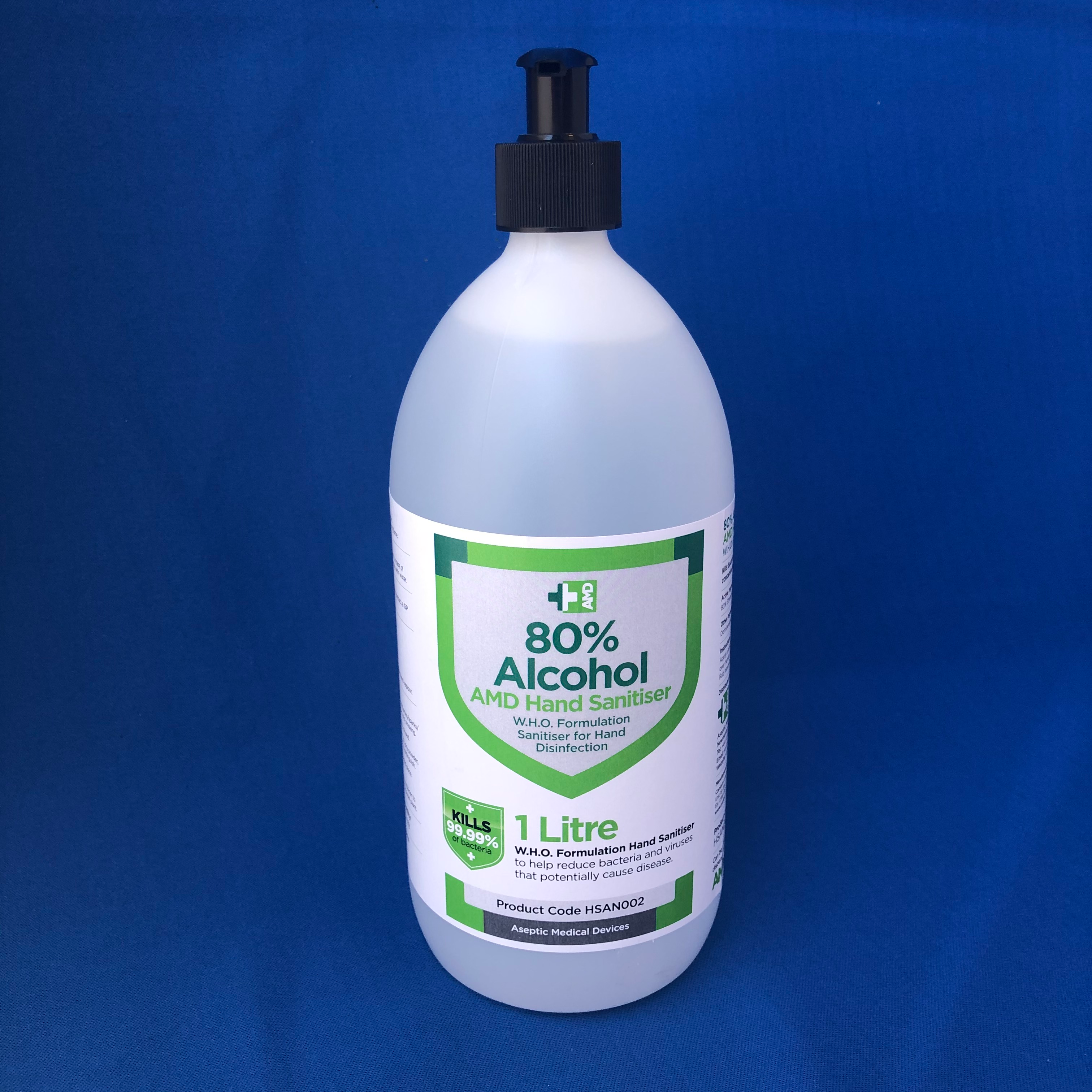 Alcohol Hand Sanitiser 1L Bottle