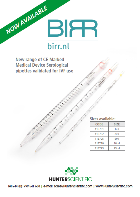 CE MARKED SEROLOGICAL PIPETTES - NOW AVAILABLE