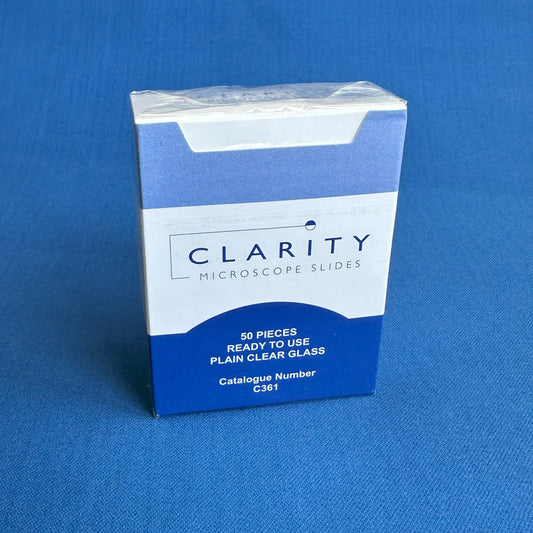 Clarity Microscope Slides