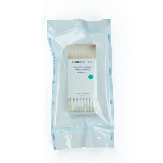 Hunter Sterile Pasteur Pipette 150mm Plugged x 250