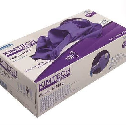 Kimtech Purple Nitrile Gloves Powder Free CE (SMALL)