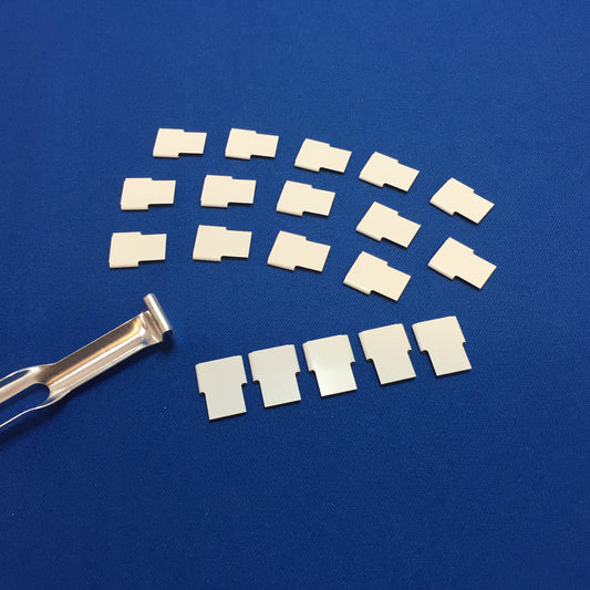 Thermo CryoStore Aluminium Cane Tabs White (100 per pack)