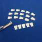 Thermo CryoStore Aluminium Cane Tabs White (100 per pack)
