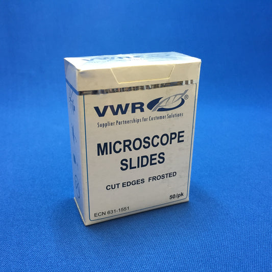 Microscope Glass Slides with cut edges frosted